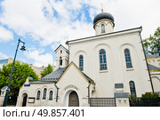 Старообрядческая церковь Покрова Пресвятой Богородицы Остоженской общины. Турчанинов переулок, 4, строение 1. Москва. Редакционное фото, фотограф E. O. / Фотобанк Лори