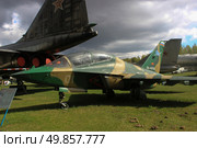 Як-130, музей ВВС, Московская область, п. Монино (2022 год). Редакционное фото, фотограф Ирина / Фотобанк Лори