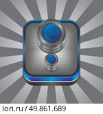 media interface camera vector graphic art illustration. Стоковая иллюстрация, агентство Ingram Publishing / Фотобанк Лори