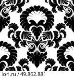 Damask seamless pattern. EPS 10 vector illustration without transparency. Стоковая иллюстрация, агентство Ingram Publishing / Фотобанк Лори