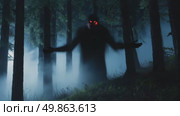 Eerie Forest Apparition. Стоковое AI-видео, аниматор Данила Большаков / Фотобанк Лори