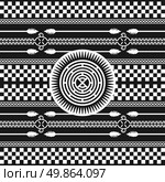 native american pattern vector graphic art illustration. native american pattern. Стоковая иллюстрация, агентство Ingram Publishing / Фотобанк Лори