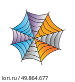 spider web art theme vector art graphic. spider web art. Стоковая иллюстрация, агентство Ingram Publishing / Фотобанк Лори