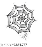 spider web art theme vector art graphic. spider web art. Стоковая иллюстрация, агентство Ingram Publishing / Фотобанк Лори
