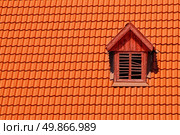 orange roof with window. Стоковое фото, агентство Ingram Publishing / Фотобанк Лори