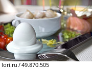 Close up english breakfast with egg. Стоковое фото, агентство Ingram Publishing / Фотобанк Лори