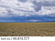 Долина реки Юстыд в Кош-Агачском районе республики Горный Алтай. Yustyd River valley. Kosh-Agach intermountain valley in Gorny Altai Republic. Стоковое фото, фотограф Сергей Пристяжнюк (Serg Zastavkin) / Фотобанк Лори