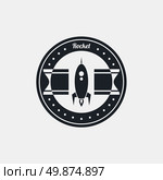 space shuttle rocket theme vector art illustration. space shuttle. Стоковая иллюстрация, агентство Ingram Publishing / Фотобанк Лори