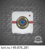 camera photo and video interface vector graphic art illustration. camera photo and video interface. Стоковая иллюстрация, агентство Ingram Publishing / Фотобанк Лори