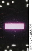 Abstract digital screen glitch with pink and black background. Стоковое AI-видео, аниматор KATERINA AI / Фотобанк Лори