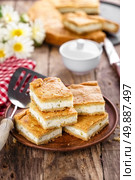 rustic salted cheesecake with cottage cheese. Стоковое фото, агентство Ingram Publishing / Фотобанк Лори