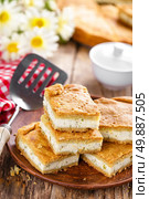 rustic salted cheesecake with cottage cheese. Стоковое фото, агентство Ingram Publishing / Фотобанк Лори