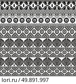 native ethnic seamless pattern. native ethnic seamless pattern theme vector art illustration. Стоковая иллюстрация, агентство Ingram Publishing / Фотобанк Лори