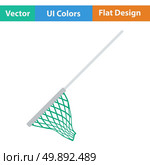 Flat design icon of Fishing net. Flat design icon of Fishing net  in ui colors. Vector illustration. Стоковая иллюстрация, агентство Ingram Publishing / Фотобанк Лори
