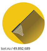 Icon of Fishing net . Flat design. Vector illustration. Стоковая иллюстрация, агентство Ingram Publishing / Фотобанк Лори