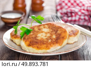 potato fritters. Стоковое фото, агентство Ingram Publishing / Фотобанк Лори