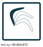 Boomerang  icon. Shadow reflection design. Vector illustration. Стоковая иллюстрация, агентство Ingram Publishing / Фотобанк Лори