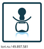 Soother icon. Shadow reflection design. Vector illustration. Стоковая иллюстрация, агентство Ingram Publishing / Фотобанк Лори