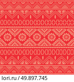 cool pink native american ethnic pattern. cool pink native american ethnic pattern theme vector art. Стоковая иллюстрация, агентство Ingram Publishing / Фотобанк Лори