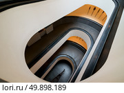 Vatican Museums Rome Italy Indoor staircase on June 17, 2016. Редакционное фото, агентство Ingram Publishing / Фотобанк Лори