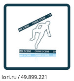 Crime scene icon. Shadow reflection design. Vector illustration. Стоковая иллюстрация, агентство Ingram Publishing / Фотобанк Лори