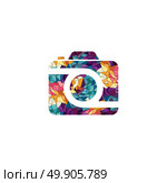 Abstract colorful triangle geometrical photography logo. Abstract colorful triangle geometrical photography logo vector illustration. Стоковая иллюстрация, агентство Ingram Publishing / Фотобанк Лори