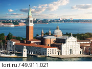 Cathedral of San Giorgio Maggiore in Venice, Italy. Стоковое фото, агентство Ingram Publishing / Фотобанк Лори