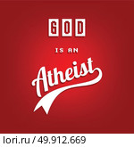 atheism theme - against religious ignorance campaign. atheism theme - against religious ignorance campaign - vector art. Стоковая иллюстрация, агентство Ingram Publishing / Фотобанк Лори