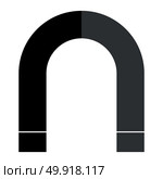 Magnet the black color icon.. Magnet icon. Стоковая иллюстрация, агентство Ingram Publishing / Фотобанк Лори
