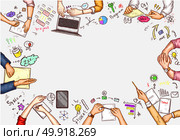 office meeting vector art. Стоковая иллюстрация, агентство Ingram Publishing / Фотобанк Лори