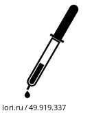 Pipette with drop icon . Стоковая иллюстрация, агентство Ingram Publishing / Фотобанк Лори