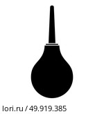 Enema black icon . Стоковая иллюстрация, агентство Ingram Publishing / Фотобанк Лори