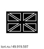 Flag united kingdom icon . Стоковая иллюстрация, агентство Ingram Publishing / Фотобанк Лори