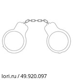 Handcuff  icon .. Handcuff icon . Стоковая иллюстрация, агентство Ingram Publishing / Фотобанк Лори