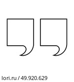 Citation icon . Стоковая иллюстрация, агентство Ingram Publishing / Фотобанк Лори
