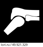 Knee joint  icon .. Knee joint icon . Стоковая иллюстрация, агентство Ingram Publishing / Фотобанк Лори