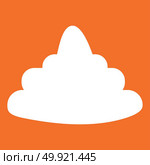 Poo white color icon .. Poo it is white color icon . Стоковая иллюстрация, агентство Ingram Publishing / Фотобанк Лори
