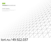 Abstract structure geometric triangle pattern white infinite background. Vector illustration. Стоковая иллюстрация, агентство Ingram Publishing / Фотобанк Лори