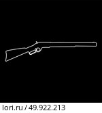 Rifle white icon . Стоковая иллюстрация, агентство Ingram Publishing / Фотобанк Лори