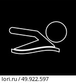 A man swims icon . Стоковая иллюстрация, агентство Ingram Publishing / Фотобанк Лори