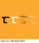 Pool with a diving tower icon . Стоковая иллюстрация, агентство Ingram Publishing / Фотобанк Лори