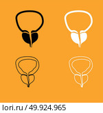 The prostate gland and bladder icon . Стоковая иллюстрация, агентство Ingram Publishing / Фотобанк Лори