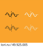 Sinewave icon . Стоковая иллюстрация, агентство Ingram Publishing / Фотобанк Лори