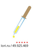 Pipette with drop icon . Стоковая иллюстрация, агентство Ingram Publishing / Фотобанк Лори