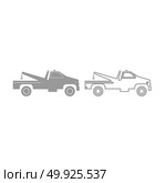 Breakdown truck icon. Grey set .. Breakdown truck icon. It is grey set . Стоковая иллюстрация, агентство Ingram Publishing / Фотобанк Лори