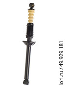 Car shock absorver isolated on white background. Стоковое фото, агентство Ingram Publishing / Фотобанк Лори