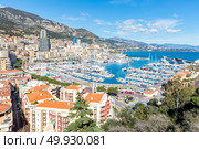 Monaco Monte Carlo harbour french riviera. Стоковое фото, агентство Ingram Publishing / Фотобанк Лори
