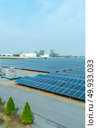 BANGKOK, THAILAND - JANUARY 30: view of Thailand solar farm on January 30, 2016 in Bangkok, Thailand. Редакционное фото, агентство Ingram Publishing / Фотобанк Лори