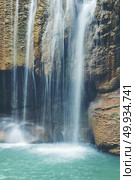 Erawan Waterfall in Thailand. Стоковое фото, агентство Ingram Publishing / Фотобанк Лори