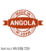Angola stamp design vector. Стоковая иллюстрация, агентство Ingram Publishing / Фотобанк Лори